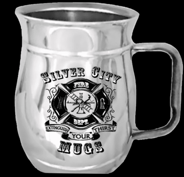An *Double Wall Insulated | Great For Coffee*Beer*Sangria | Summer Sales mug with the words "Silver City" on it.