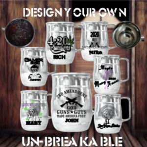Mugs with the words design your cup own.